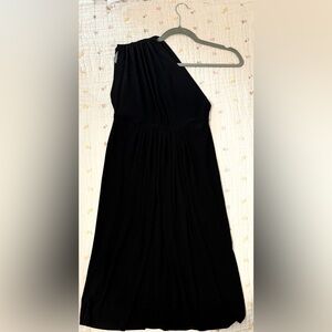 Black One Shoulder Cocktail Sundress